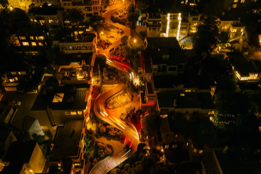 San Francisco, United States

Illuminated Lombard Street in San Francisco at Night