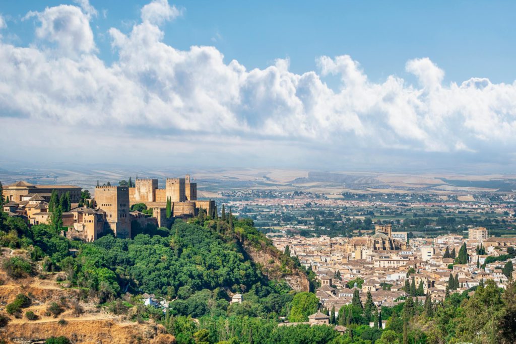 View of a Town, Granada, Spain